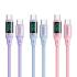 Mcdodo CA-1940 Digital HD Silicone Type-C To Type-C 100W Data Cable 1.2M - Purple